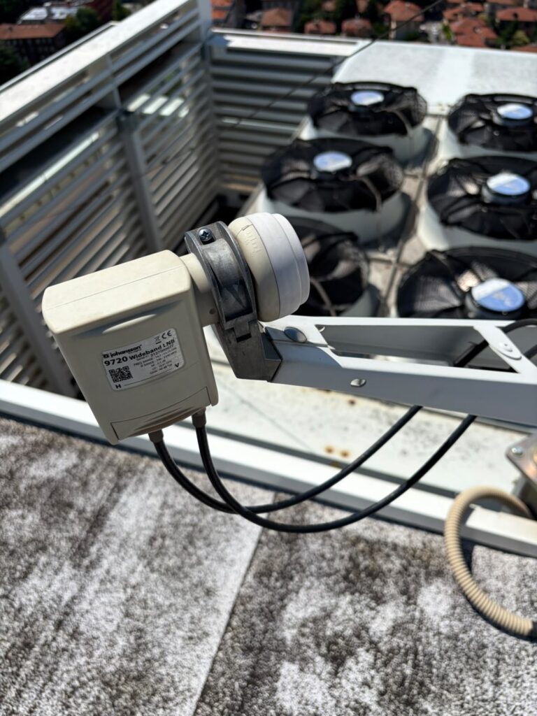 Ripristino ricezione TV — antenna parabolica